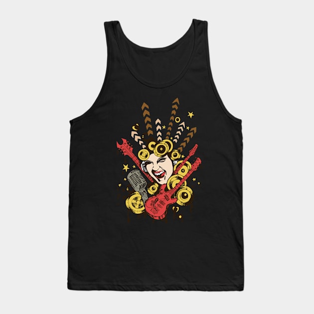 Rock Me Roll Me Tank Top by JakeRhodes